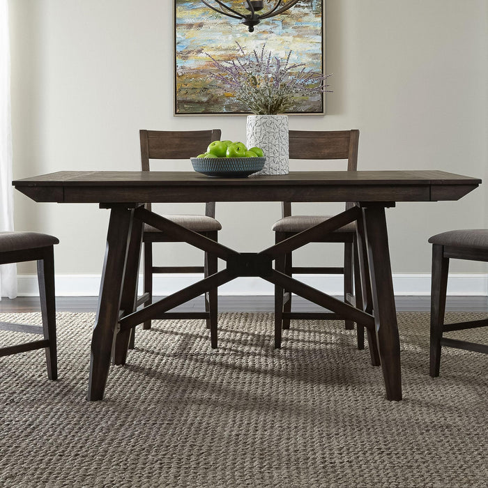 Double Bridge Gathering Table Set - Furniture World