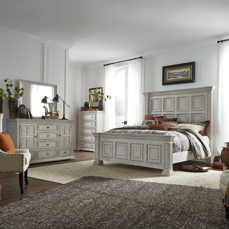 Big Valley King California Panel Bed, Dresser & Mirror, Chest - Furniture World