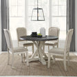 Willowrun 5 Piece Pedestal Table Set - Furniture World