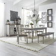 Cottage Lane 6 Piece Rectangular Table Set - Furniture World