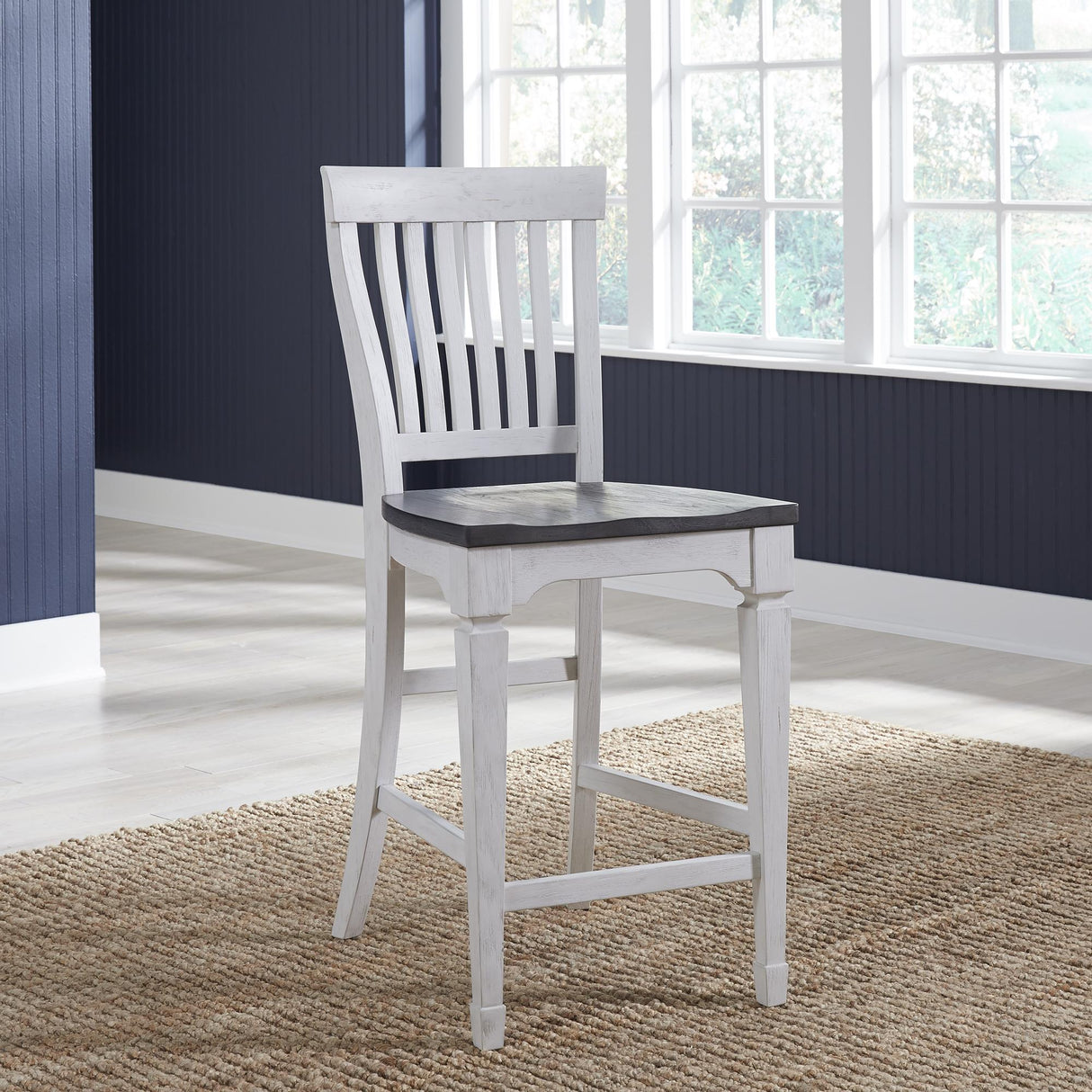 Allyson Park Counter Height Slat Back Chair - Furniture World