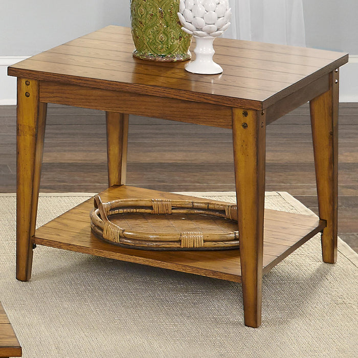 Lake House Square Lamp Table - Furniture World