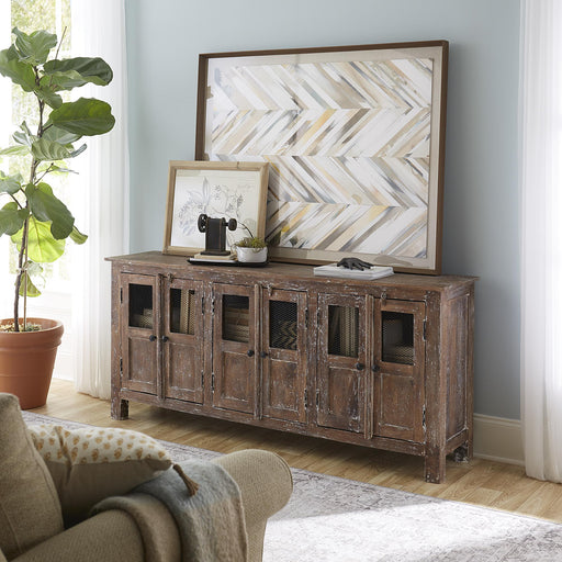 Ruston 70 Inch Accent Entertainment Console - Furniture World