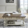 Morgan Creek Drawer Square Cocktail Table - Furniture World