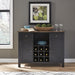 Carolina Crossing Server- Black - Furniture World