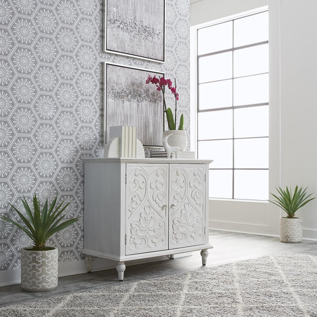 French Quarter 2 Door Accent Cabinet - Furniture World
