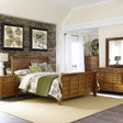 Grandpas Cabin King Sleigh Bed, Dresser & Mirror, Chest, Nightstand - Furniture World