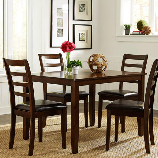 Hampton 5 Piece Rectangular Leg Table Set - Furniture World