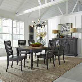 Harvest Home 7 Piece Rectangular Table Set - Furniture World