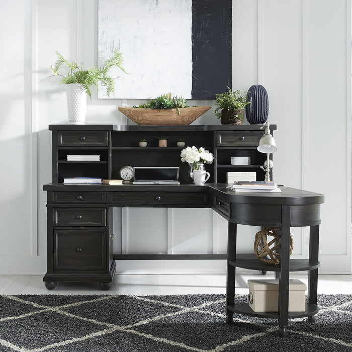 Harvest Home L Shaped Desk Set - Furniture World