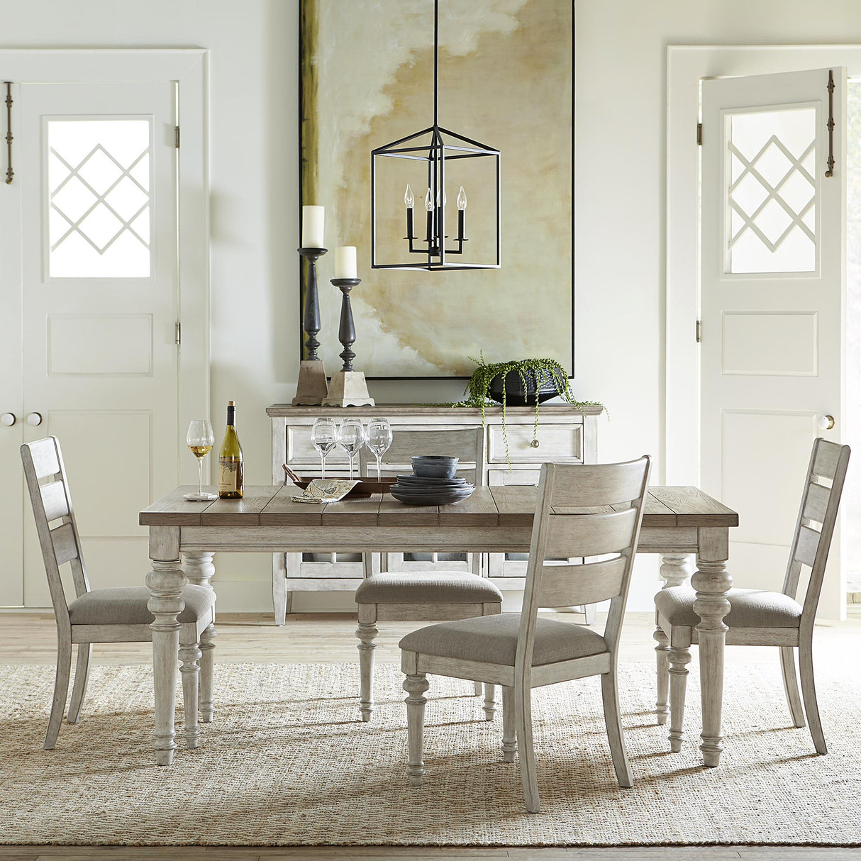 Heartland 5 Piece Rectangular Table Set - Furniture World