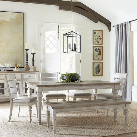 Heartland 6 Piece Rectangular Table Set - Furniture World