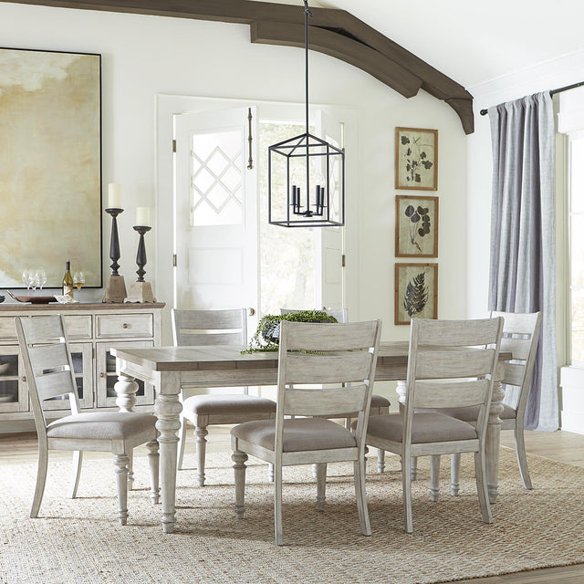 Heartland 7 Piece Rectangular Table Set - Furniture World