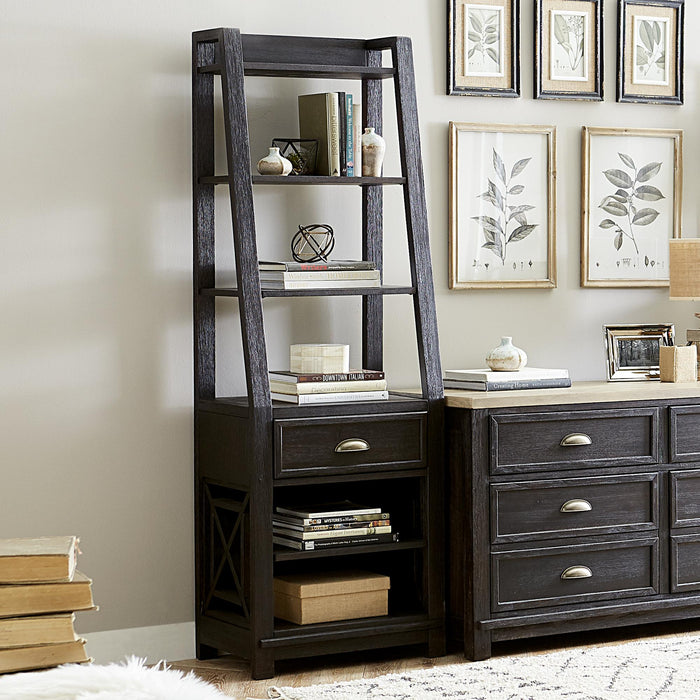 Heatherbrook Leaning Bookcase Pier - Furniture World