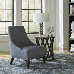 Kendall Upholstered Accent Chair - Blue - Furniture World