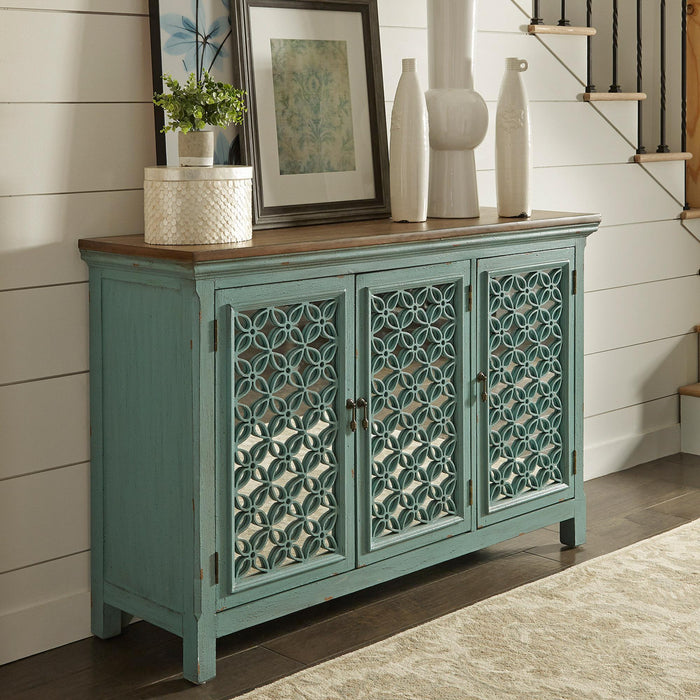 Kensington 3 Door Accent Cabinet - Furniture World