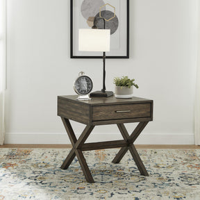 Lennox Drawer End Table - Furniture World