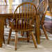 Treasures Bow Back Arm Chair - Oak - Furniture World