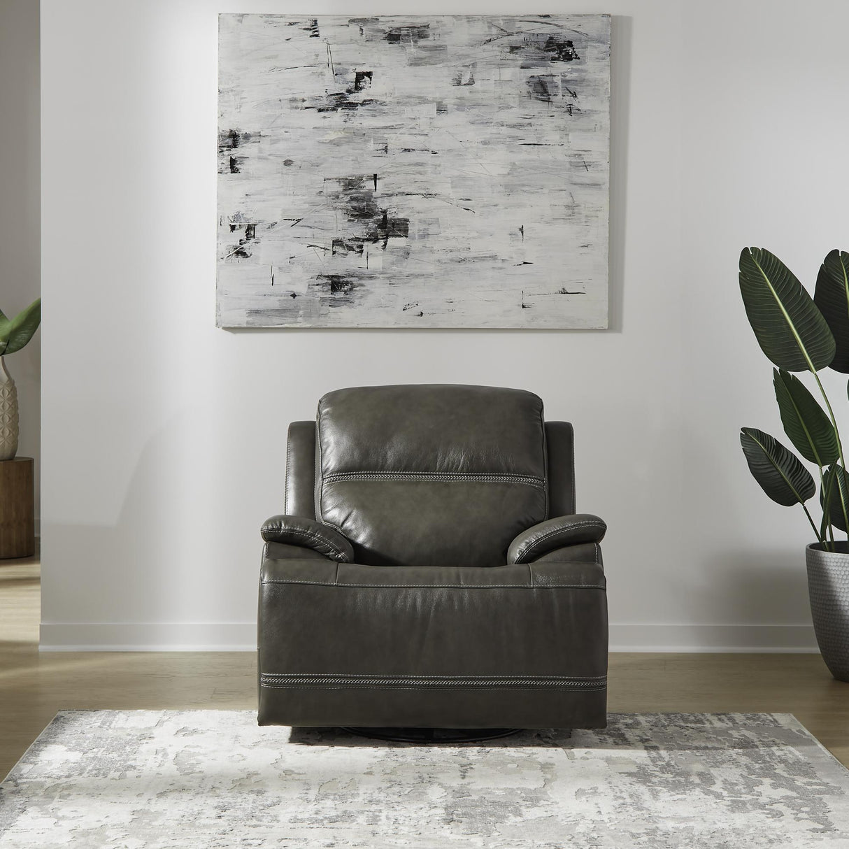 Bentley SG Recliner P2 - Graphite - Furniture World