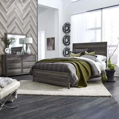 Tanners Creek Queen Panel Bed, Dresser & Mirror - Furniture World