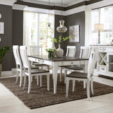 Allyson Park 7 Piece Rectangular Table Set - Furniture World