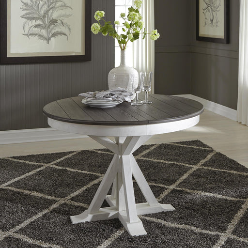 Allyson Park Pedestal Table - Furniture World