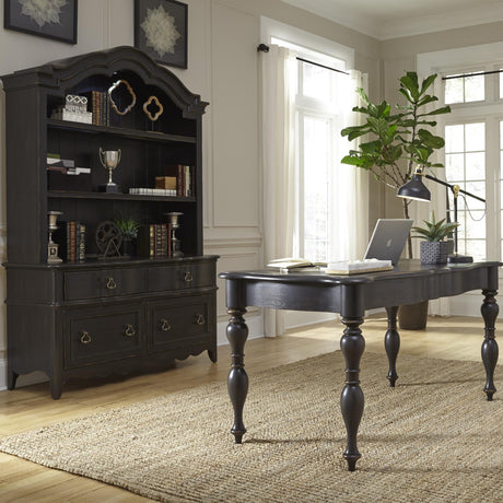 Chesapeake 3 Piece Desk & Hutch Set - Furniture World