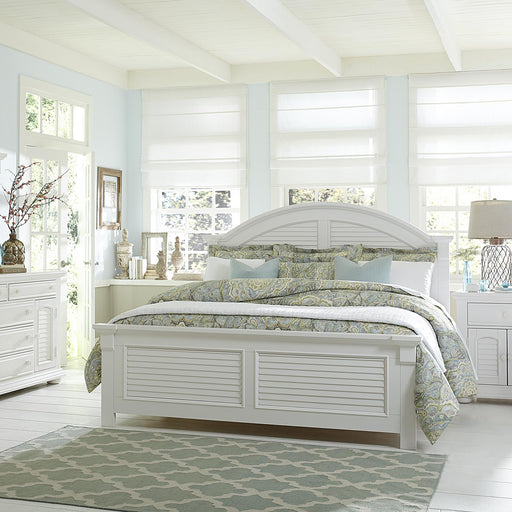 Summer House I Queen Panel Bed, Dresser & Mirror, Chest, Nightstand - Furniture World