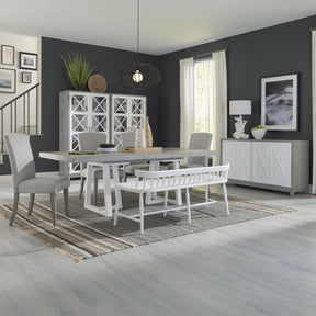 Palmetto Heights 6 Piece Double Pedestal Table Set - Furniture World