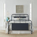 Vintage Series King Metal Bed- Navy - Furniture World