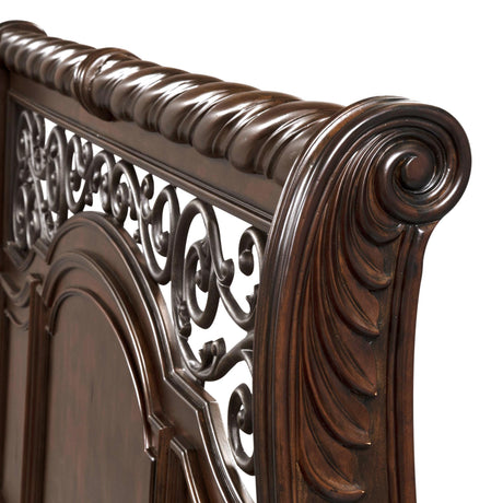 Arbor Place Queen Sleigh Bed, Dresser & Mirror, Nightstand - Furniture World