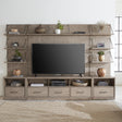 City Scape Entertainment Center with Piers - Furniture World