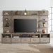 City Scape Entertainment Center with Piers - Furniture World