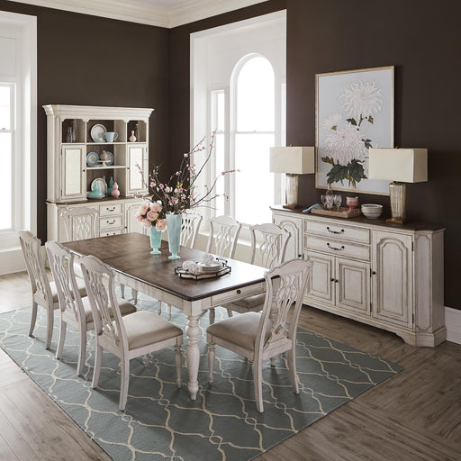 Abbey Road 9 Piece Rectangular Table Set - Furniture World