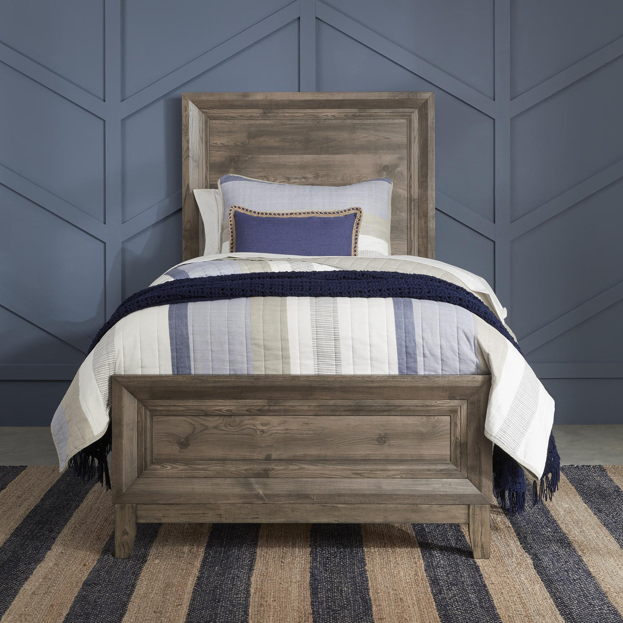 Ridgecrest Twin Panel Bed - Furniture World