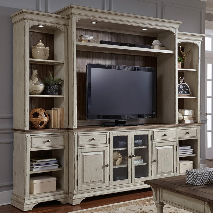 Morgan Creek Entertainment Center with Piers - Furniture World