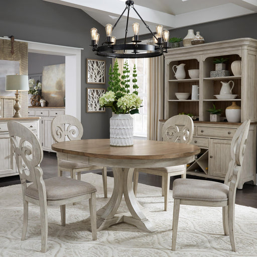 Farmhouse Reimagined Pedestal Table - Furniture World