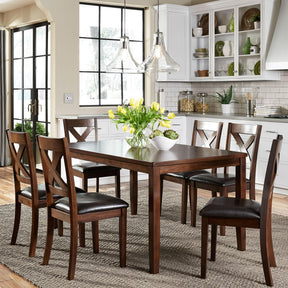 Thornton 7 Piece Rectangular Table Set - Furniture World