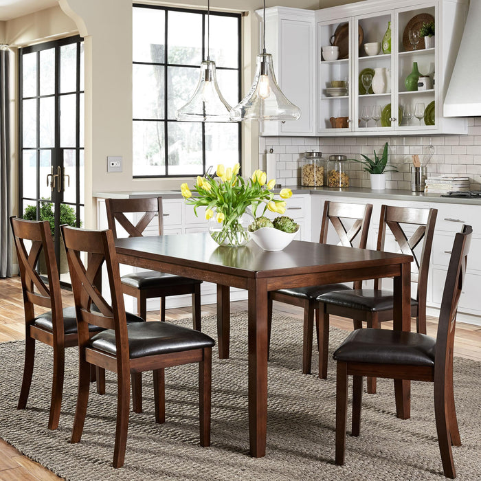 Thornton 7 Piece Rectangular Table Set - Furniture World