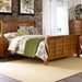 Grandpas Cabin California King Sleigh Bed - Furniture World