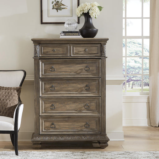 Carlisle Court 5 Drawer Chest - Furniture World