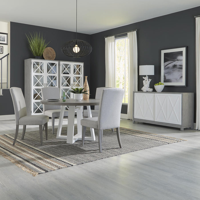 Palmetto Heights 5 Piece Pedestal Table Set - Furniture World