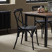 Vintage Series X Back Side Chair - Black - Furniture World