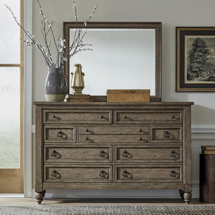 Americana Farmhouse Dresser & Mirror - Furniture World
