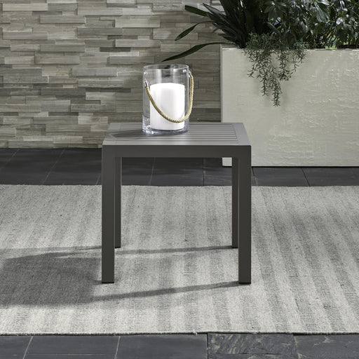 Plantation Key Outdoor End Table - Granite - Furniture World