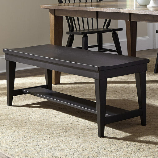 Hearthstone Ridge Bench - Black (RTA) - Furniture World