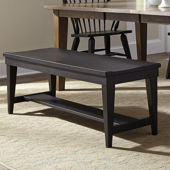 Hearthstone Ridge Bench - Black (RTA) - Furniture World