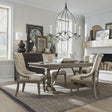 Americana Farmhouse 5 Piece Trestle Table Set - Furniture World