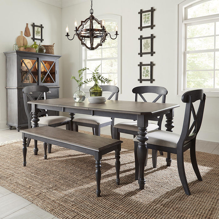 Ocean Isle 6 Piece Rectangular Table Set - Furniture World