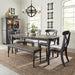 Ocean Isle 6 Piece Rectangular Table Set - Furniture World
